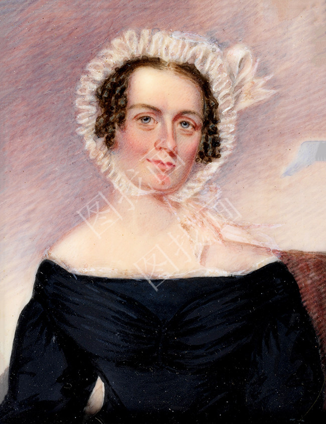 美国 小塞缪尔·布罗德 仕女图 20x26cm